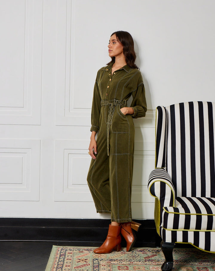 Kendal Olive Jumpsuit
