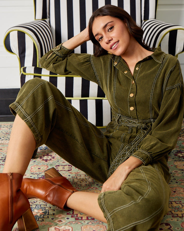 Kendal Olive Jumpsuit