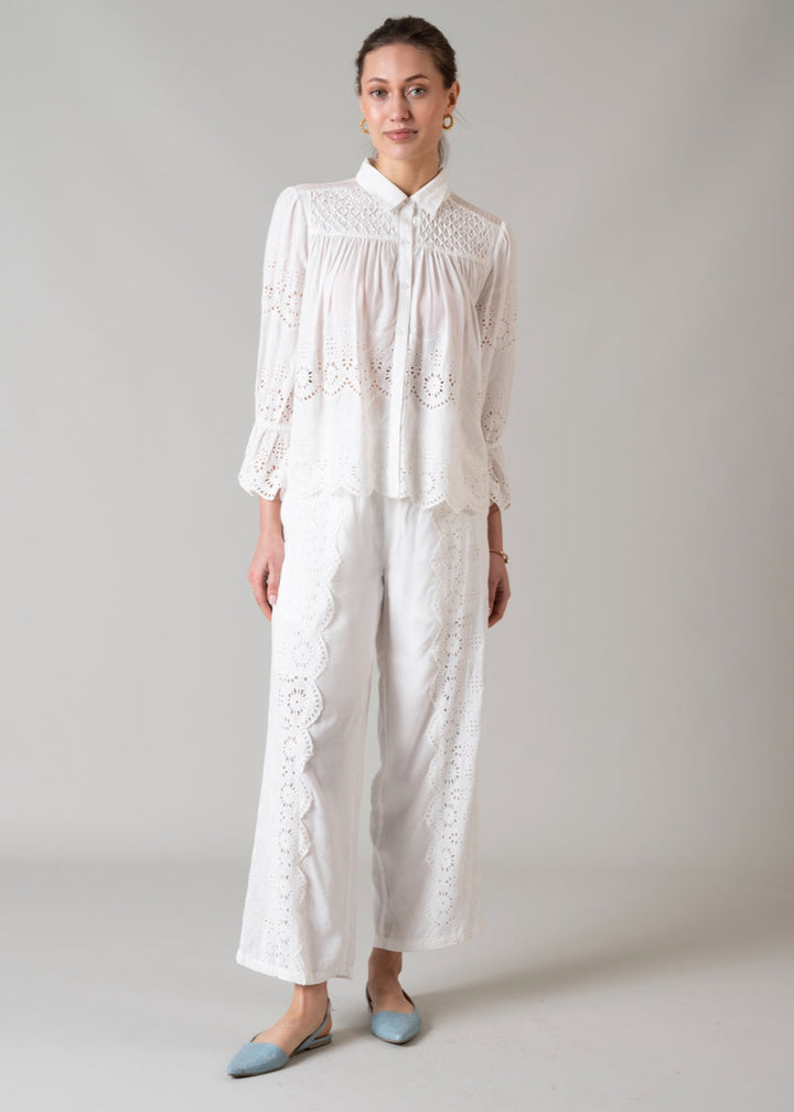 Alba Schiffli Pants