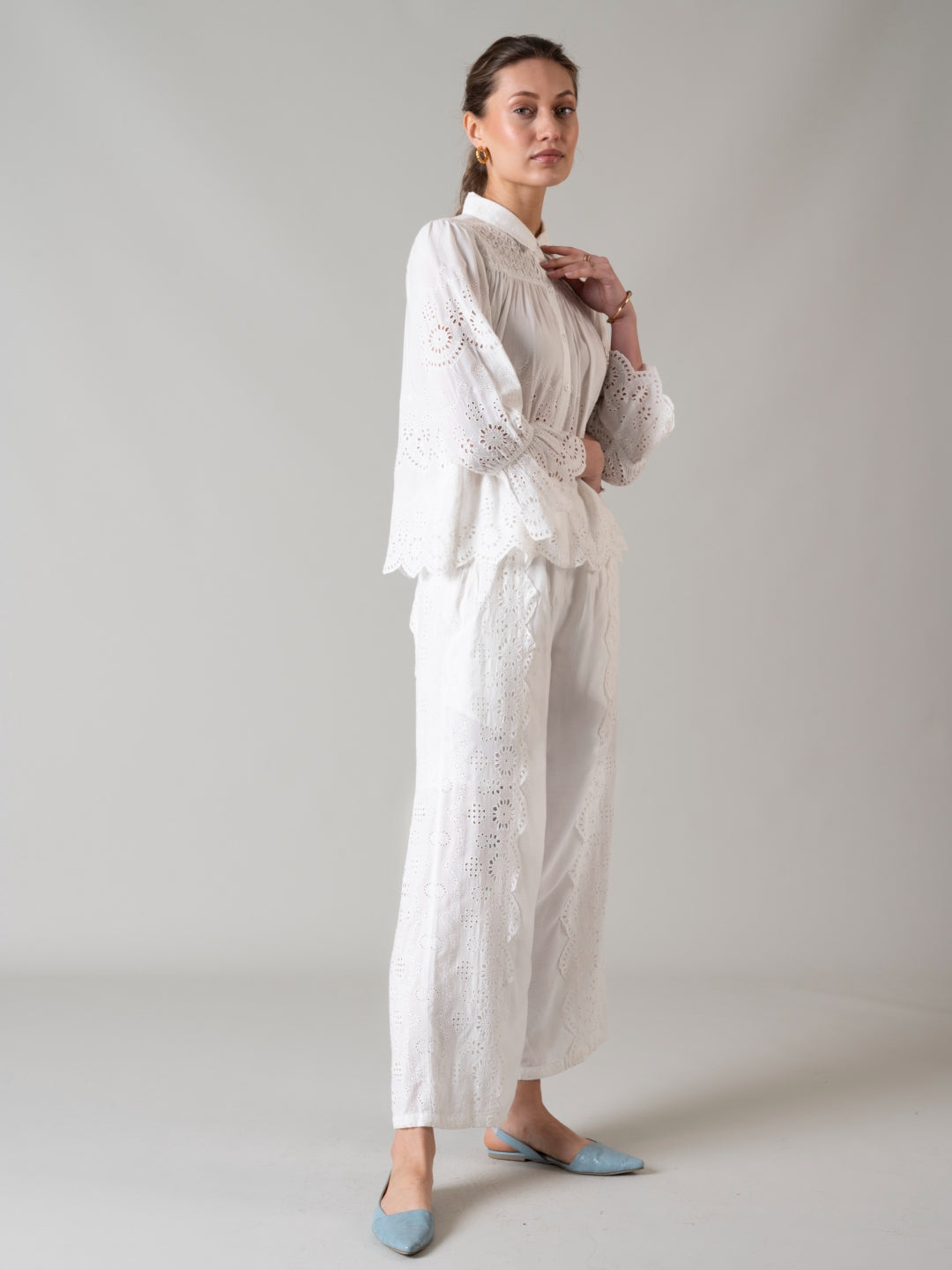 Alba Schiffli Pants