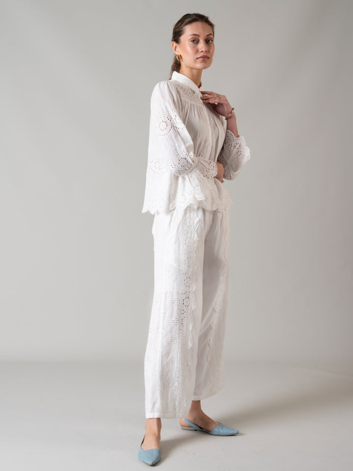 Alba Schiffli Pants