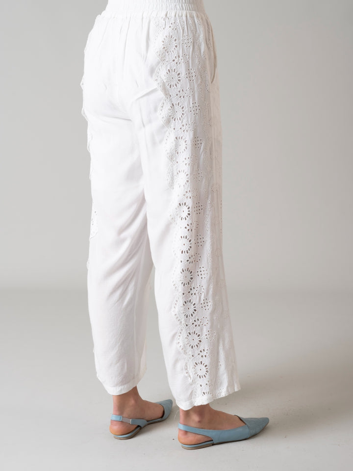 Alba Schiffli Pants