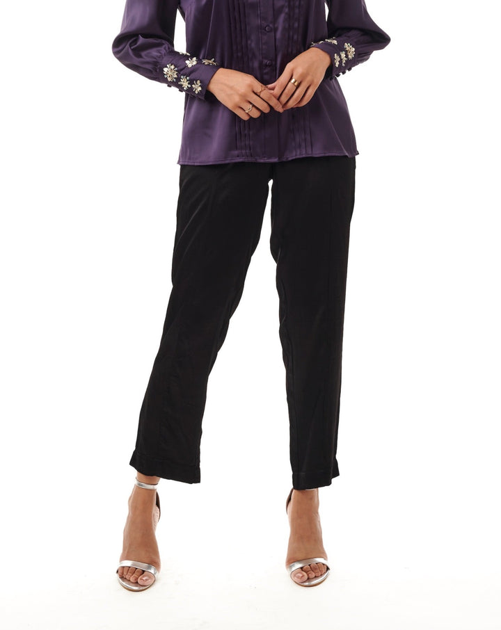 Black Flared Pants