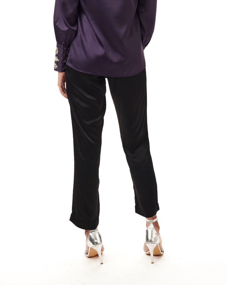 Black Flared Pants