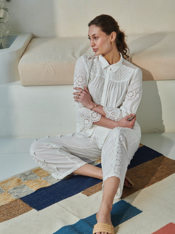 Alba Schiffli Pants