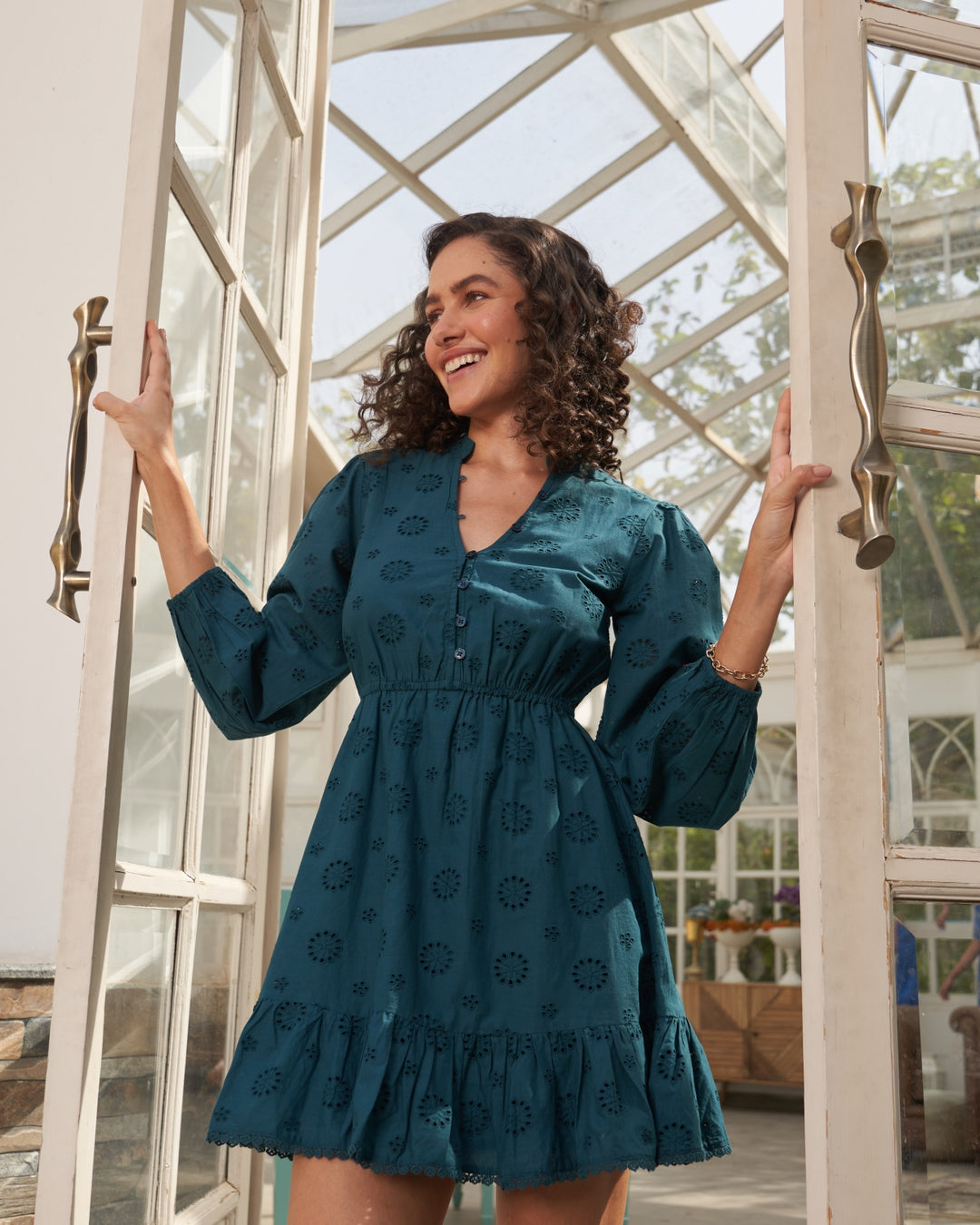 Ayushi Rajput In Our Sophie Green Dress Style Island Ayushi Rajput In Our Sophie Green Dress Style Island