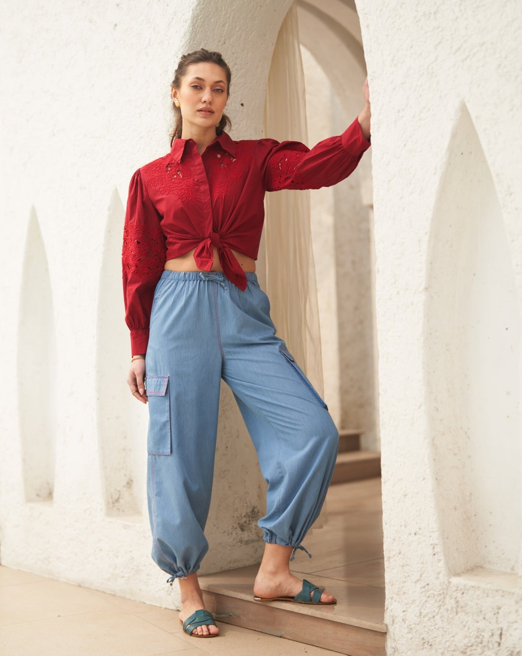 Tencel capris on sale