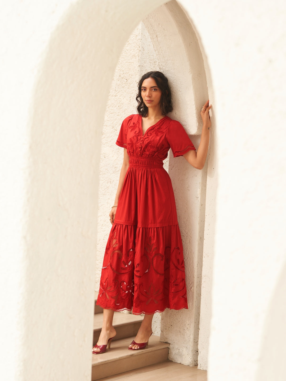 Ava Cutwork Dress Style Island Ava Cutwork Dress Style Island