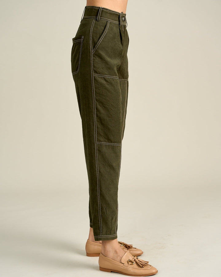 Nriti Shah In Our Emma Olive Pants