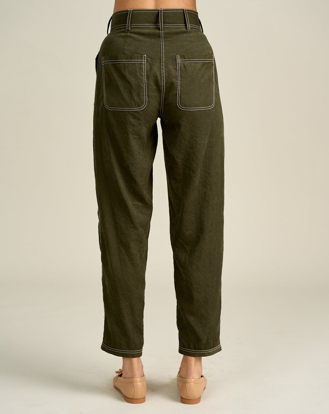 Nriti Shah In Our Emma Olive Pants