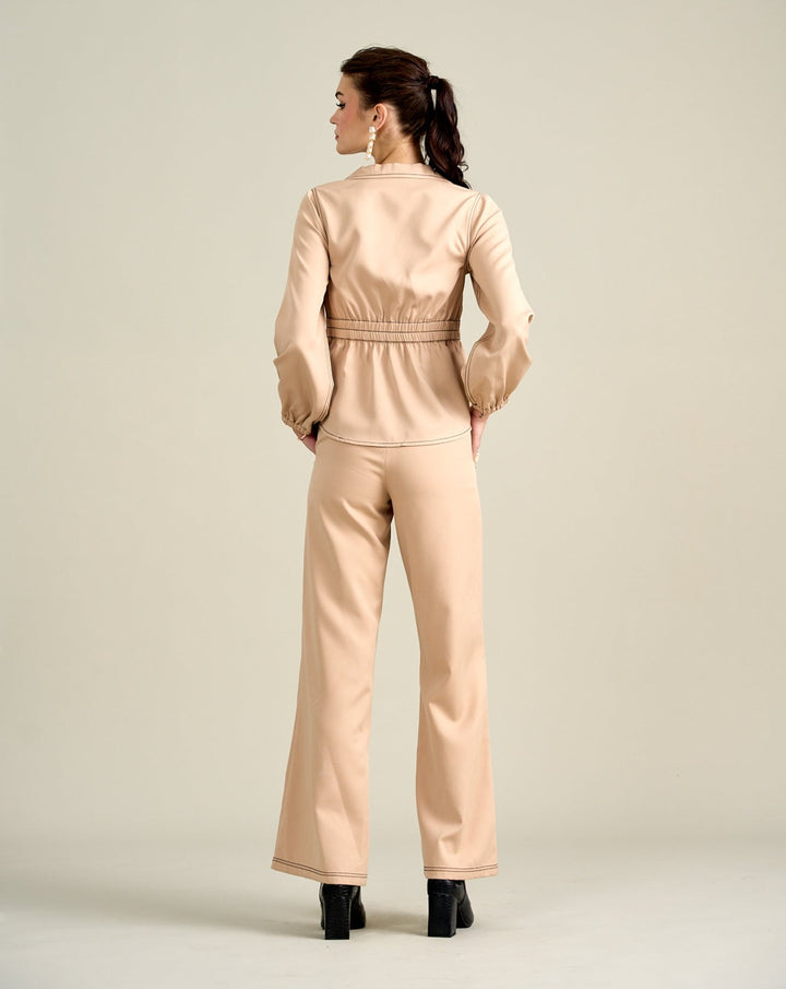 Royal Beige Straight Pants