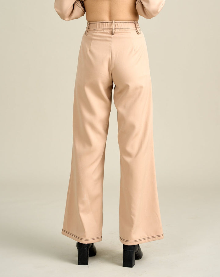 Royal Beige Straight Pants