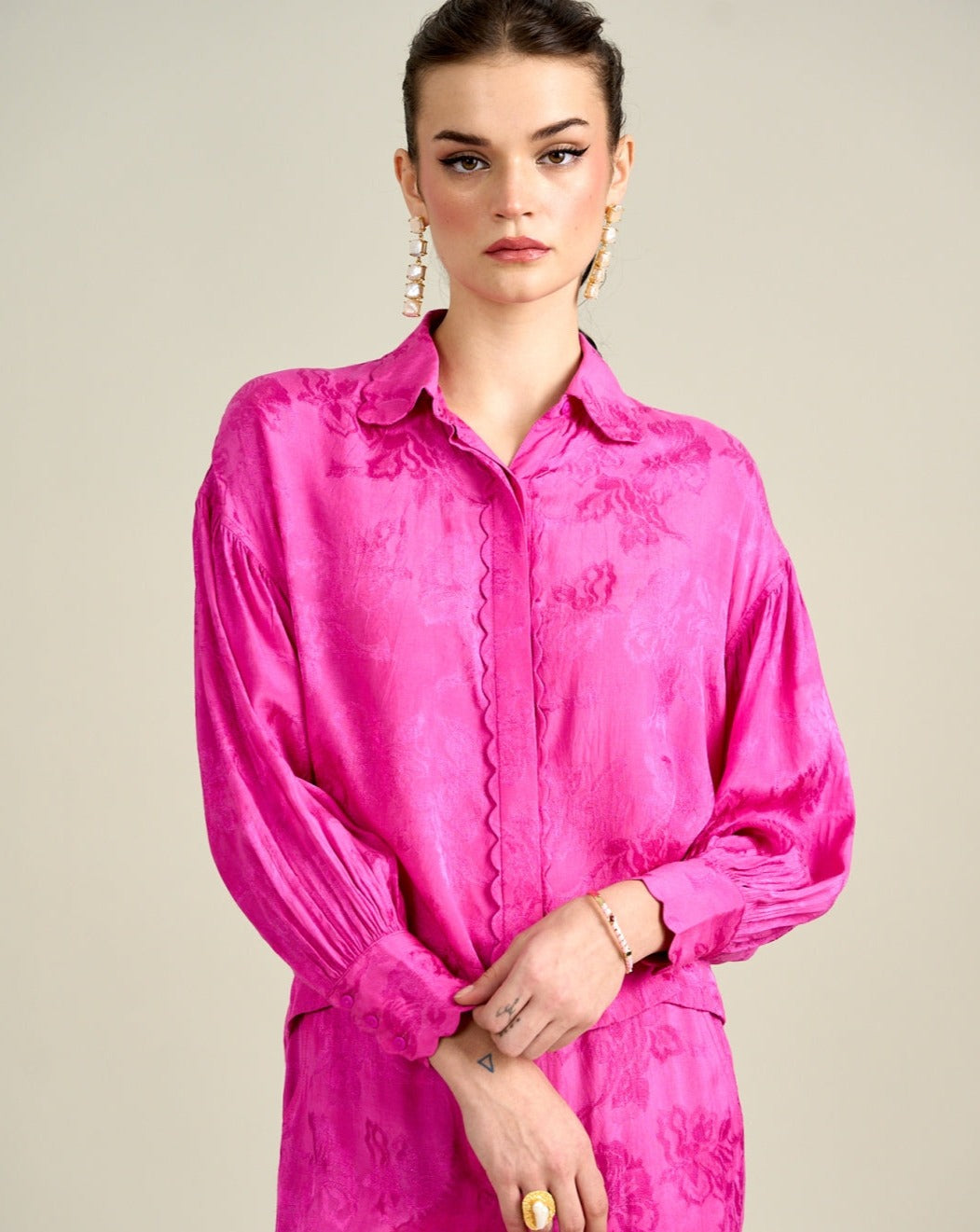 Lily Jacquard Shirt