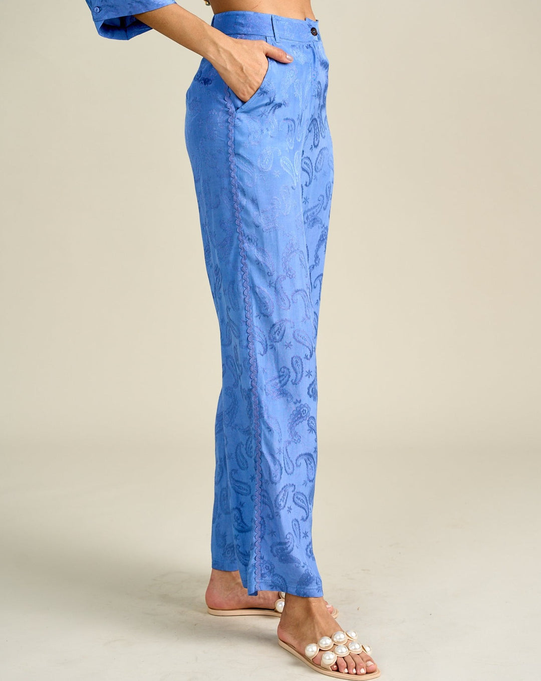 Ellie Jacquard Pants