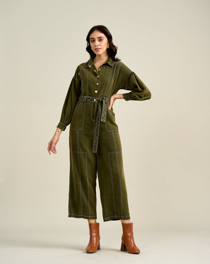 Kendal Olive Jumpsuit