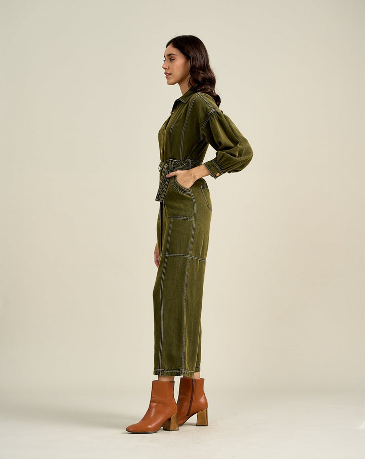 Kendal Olive Jumpsuit