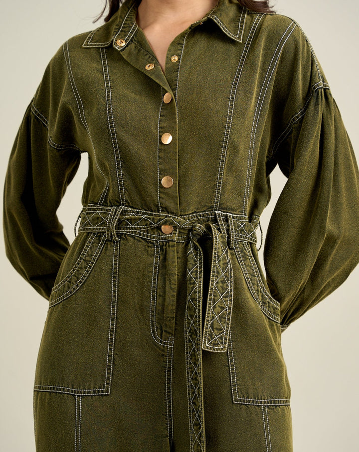 Kendal Olive Jumpsuit