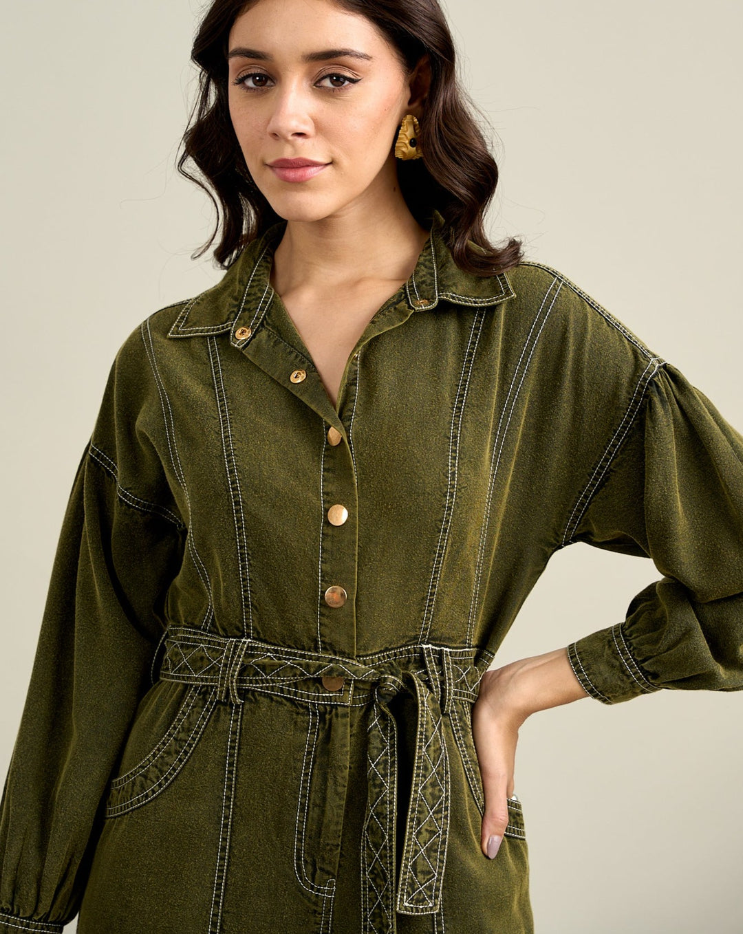 Kendal Olive Jumpsuit