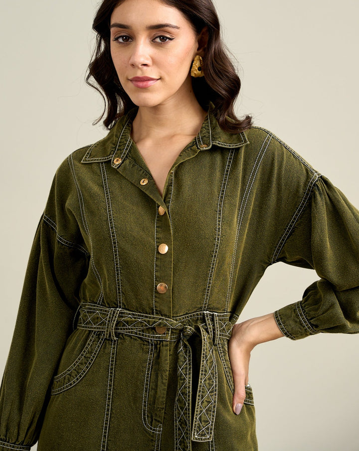 Kendal Olive Jumpsuit