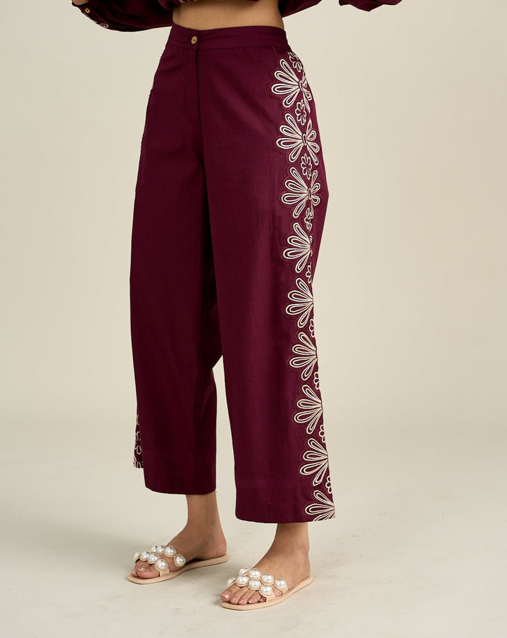 Kate Wine Pants