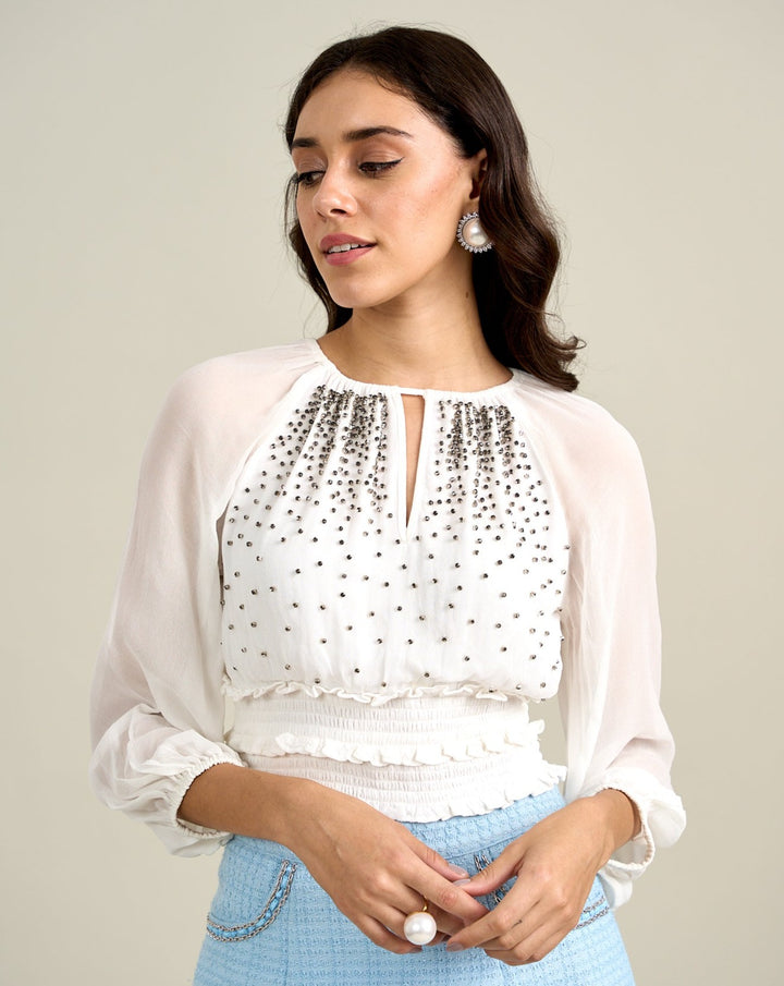 Freya Smocking Top