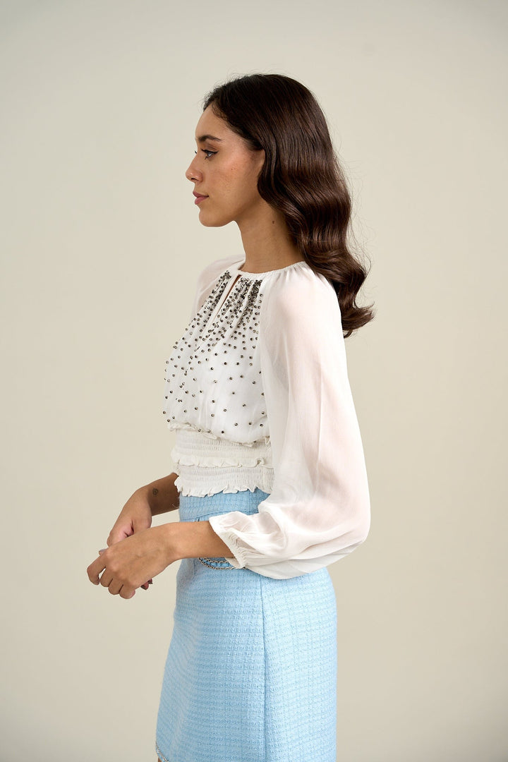 Freya Smocking Top