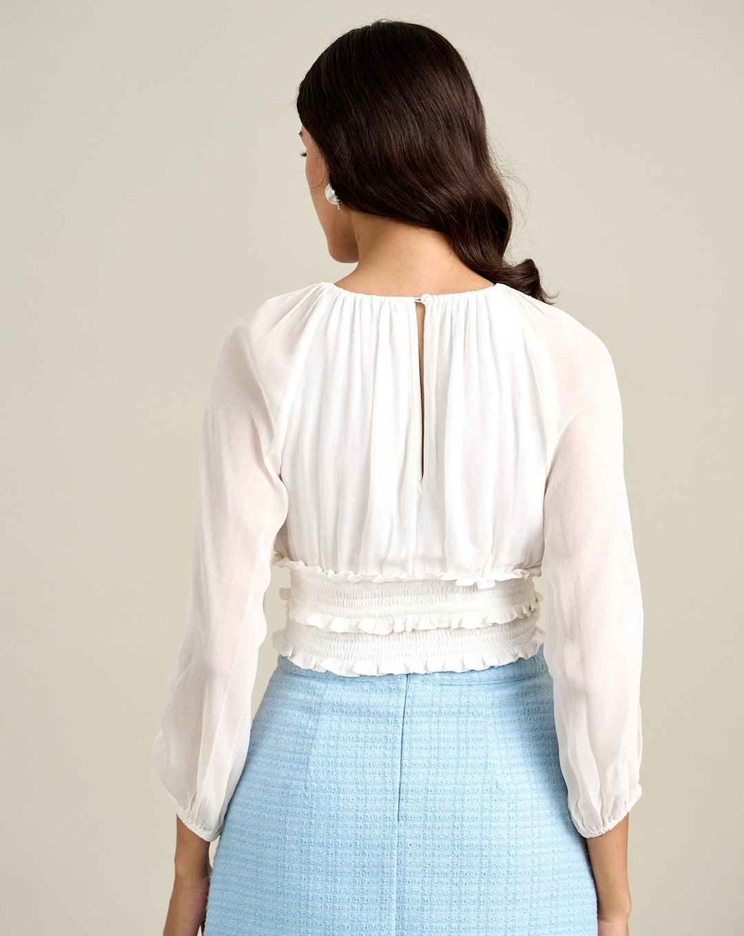 Freya Smocking Top