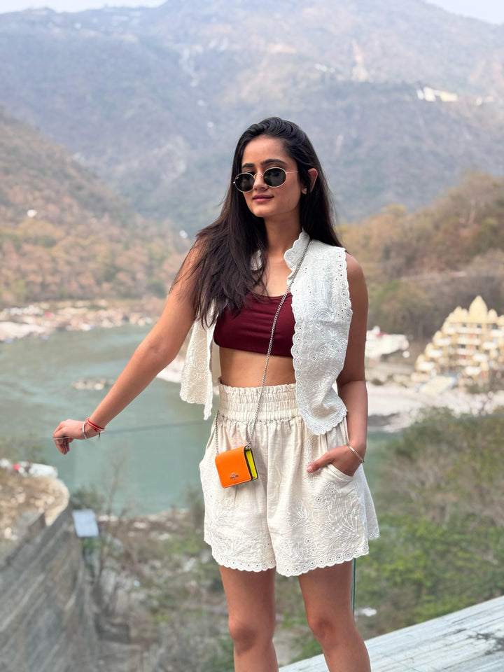 Vanya Bahl in our Frida Top