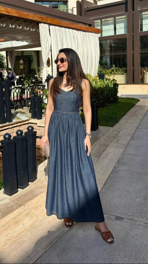 Hailey Denim Maxi
