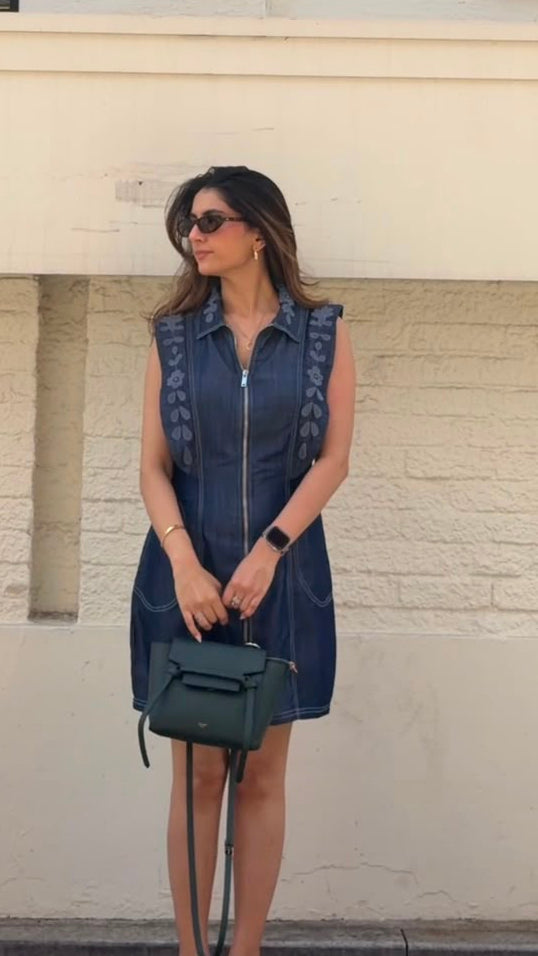 Meher Taluja in our Cher Tencel Dress