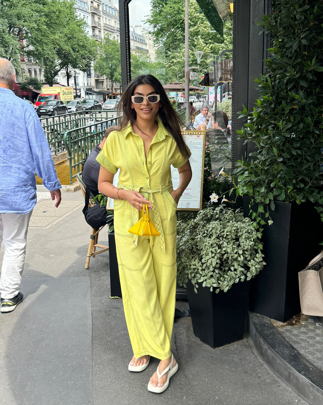 Adele Lime Jumpsuit