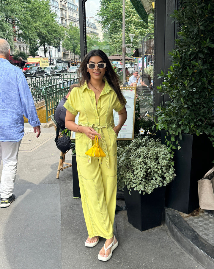 Adele Lime Jumpsuit