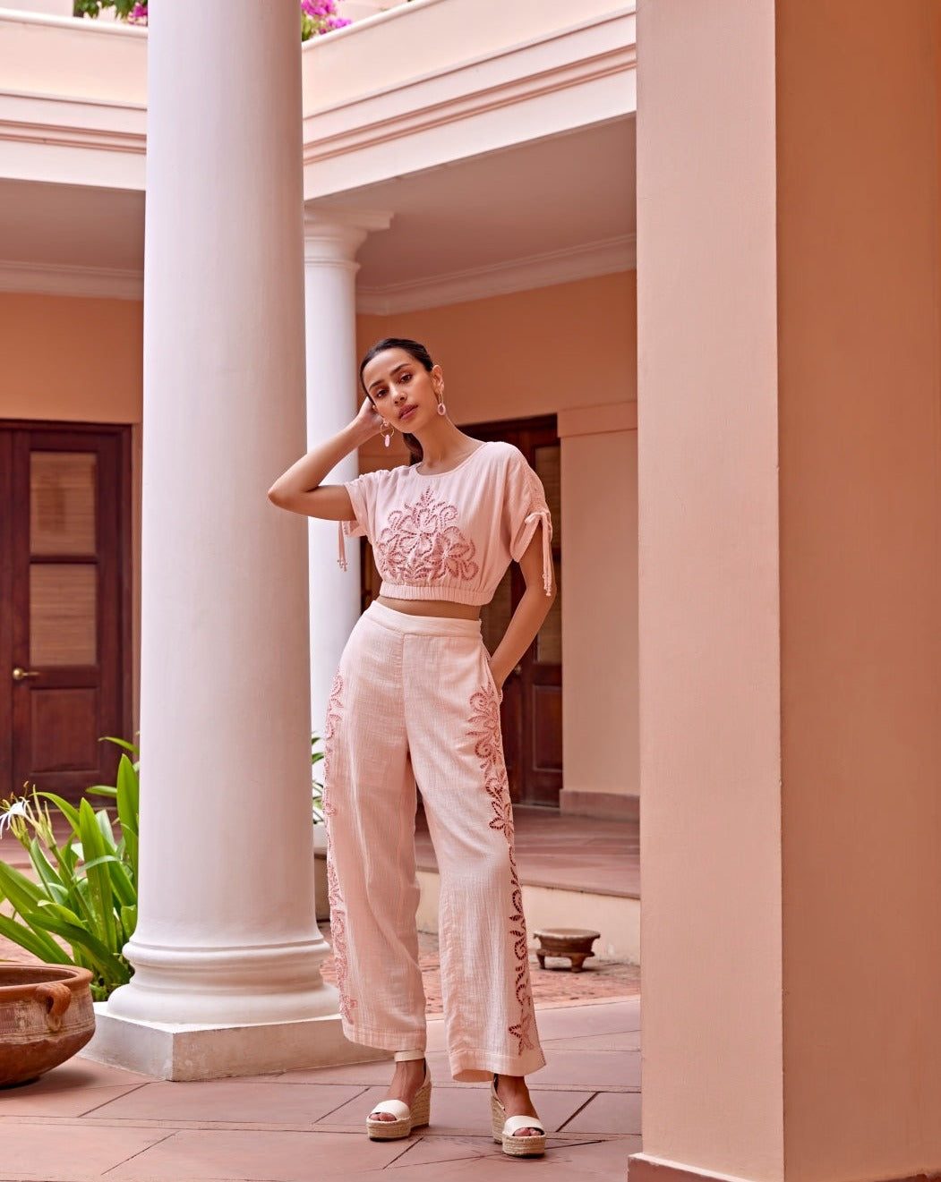 Tushita Mehta In Our Pink Blossom Top