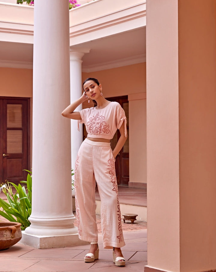Tushita Mehta In Our Pink Blossom Top