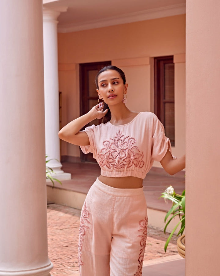 Tushita Mehta In Our Pink Blossom Top