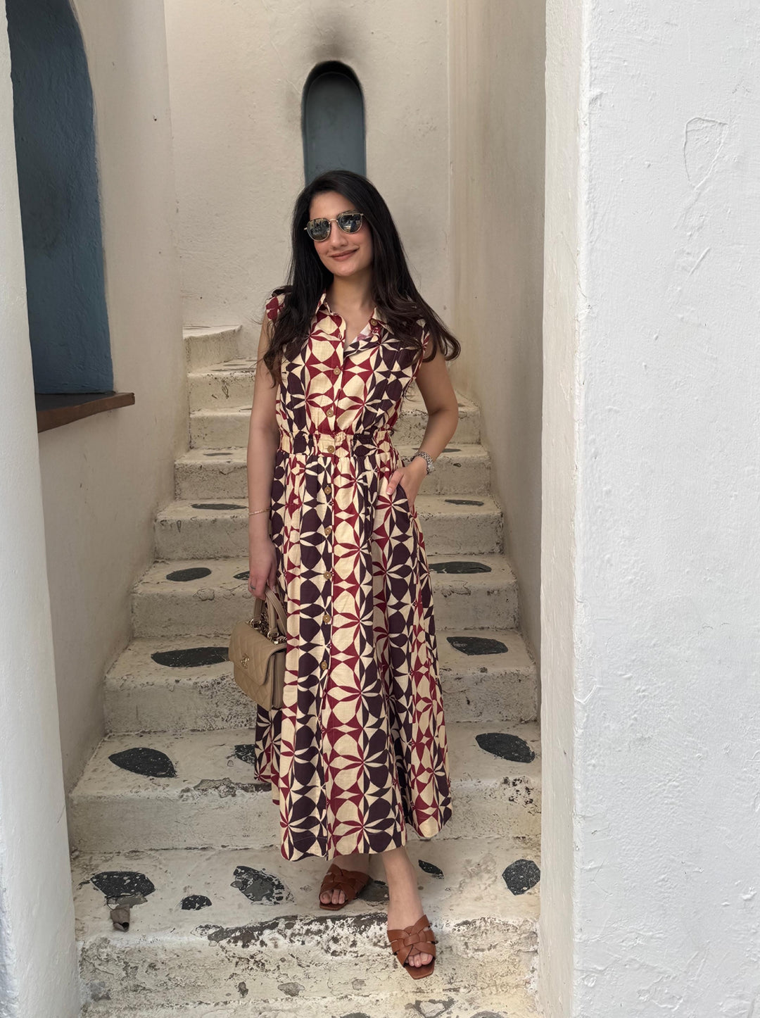 Stephanie Printed Dress