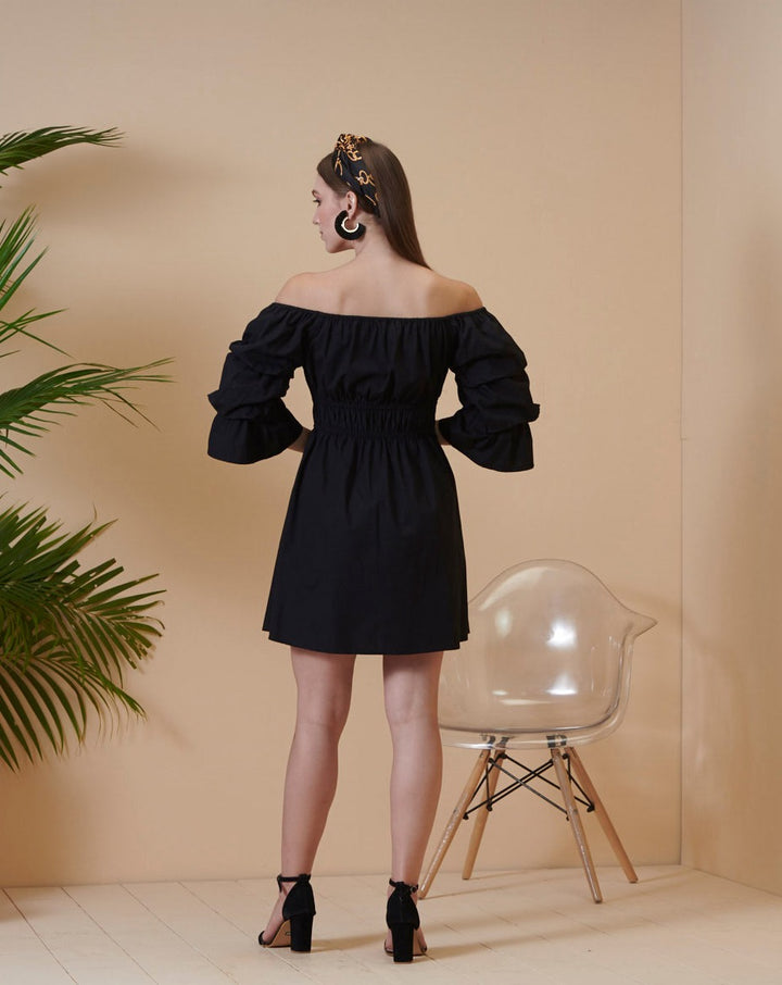 Black Off Shoulder Dress