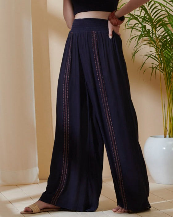 Navy Blue Palazzo