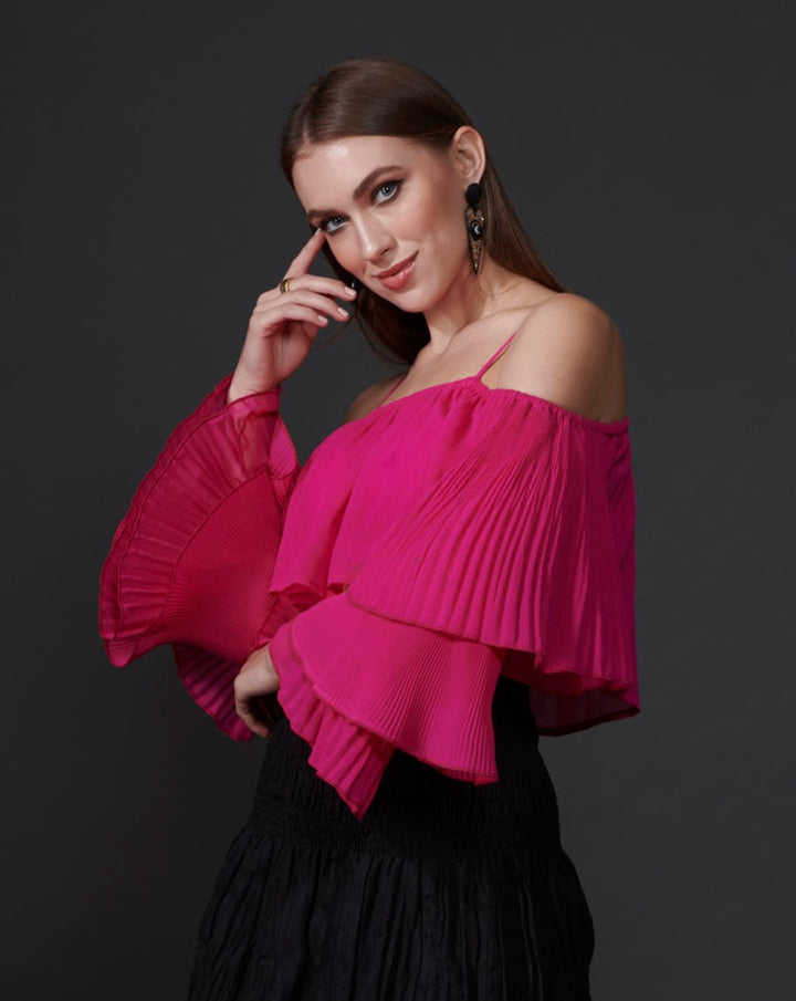Bardot Ruffle Top