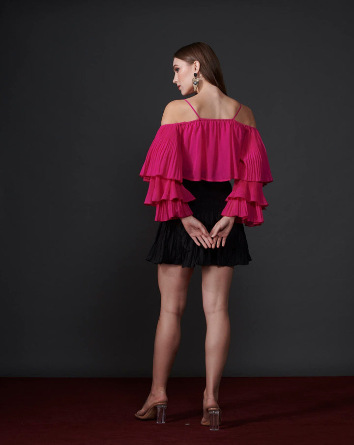 Bardot Ruffle Top