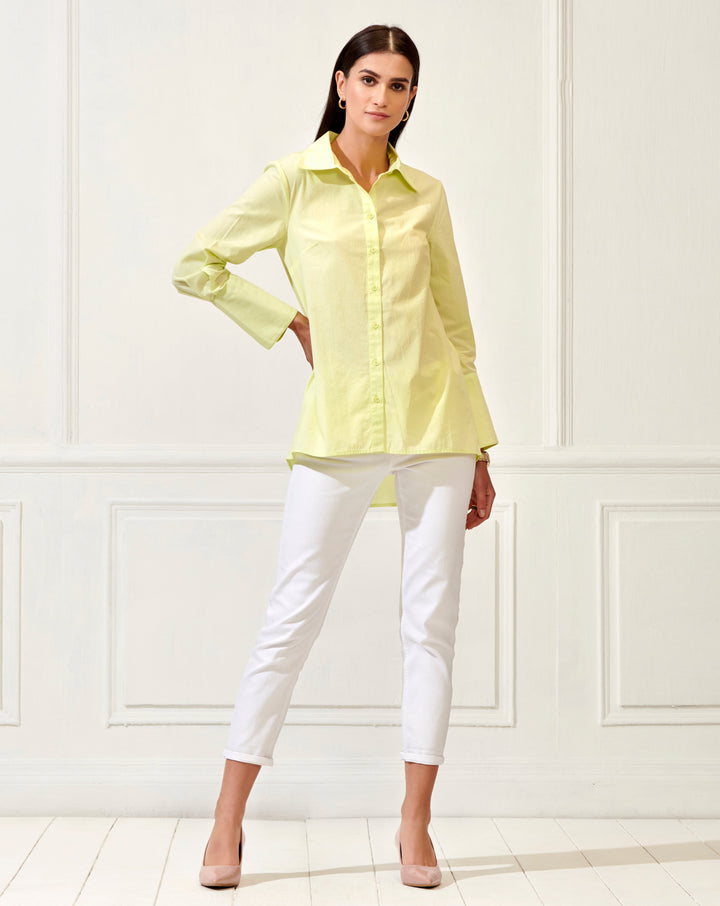 Lime Straight Shirt
