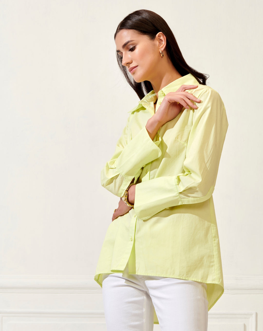 Lime Straight Shirt