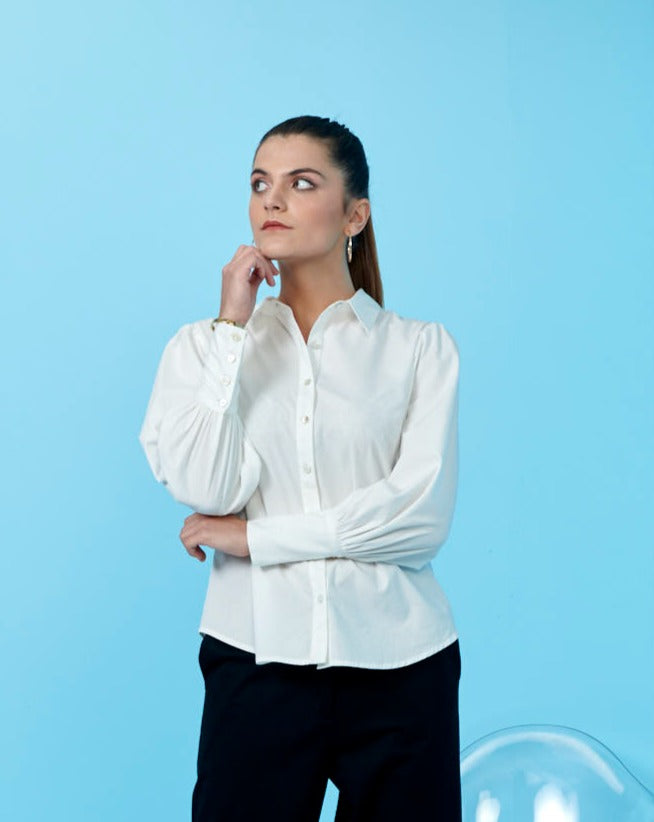 White Cuff Shirt