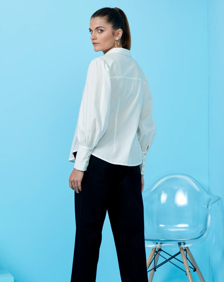 White Cuff Shirt