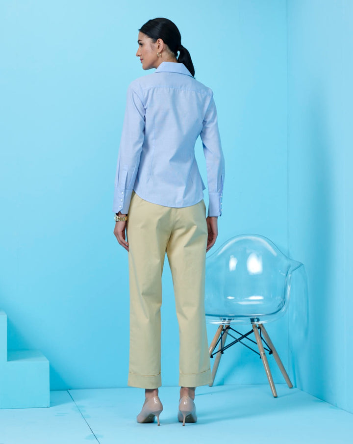 Sky Blue Dobby Shirt