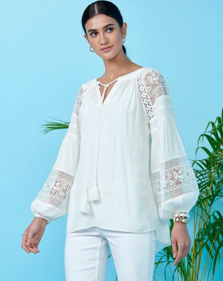 White Tassel Top
