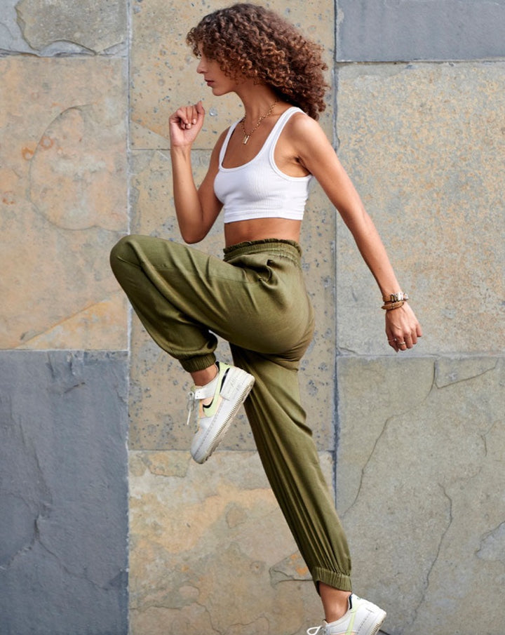 Khaki Joggers