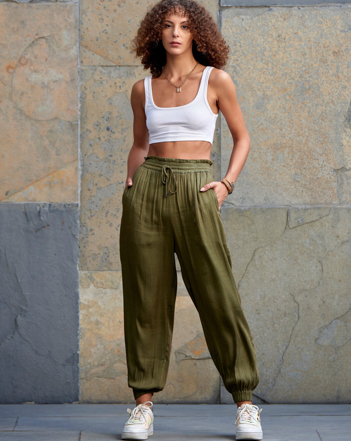 Khaki Joggers