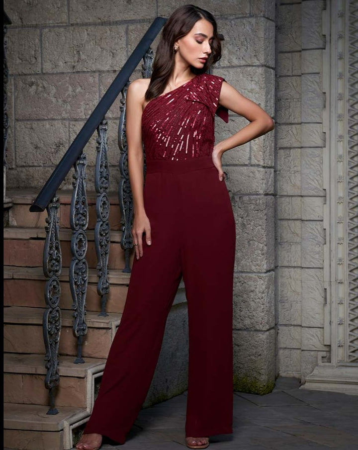 Rosewood Shimmering Jumpsuit