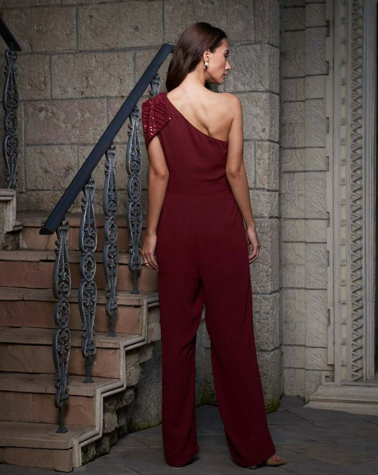 Rosewood Shimmering Jumpsuit
